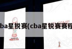 cba星锐赛(cba星锐赛赛程)