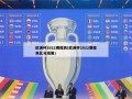 欧洲杯2022赛程表(欧洲杯2022赛程表比分结果)