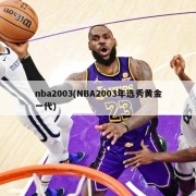 nba2003(NBA2003年选秀黄金一代)